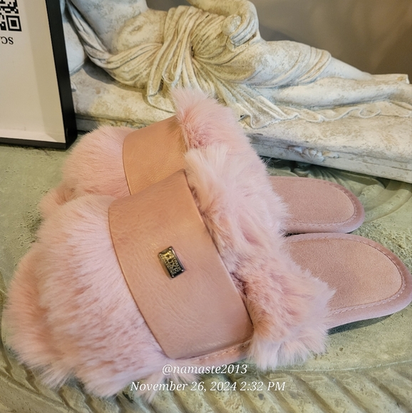 Australia Luxe Collective Slides Muchas Faux Fur Designer Luxury #139 - Picture 8 of 13